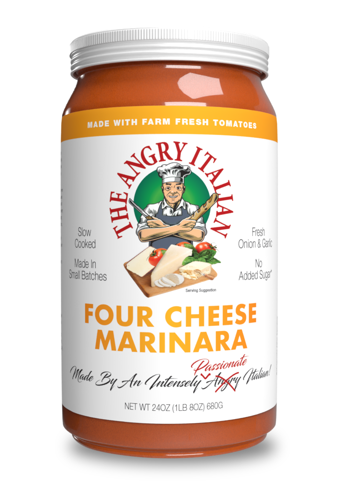 The Angry Italian Four Cheese Marinara Sauce