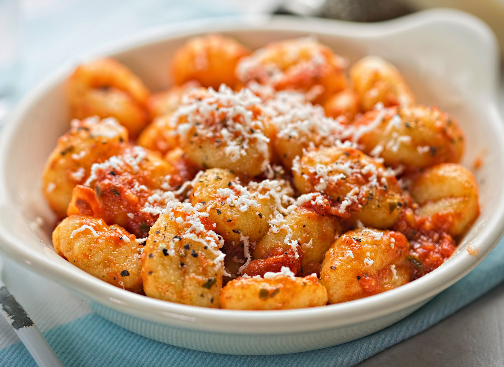 Ricotta Gnudi with Marinara Sauce