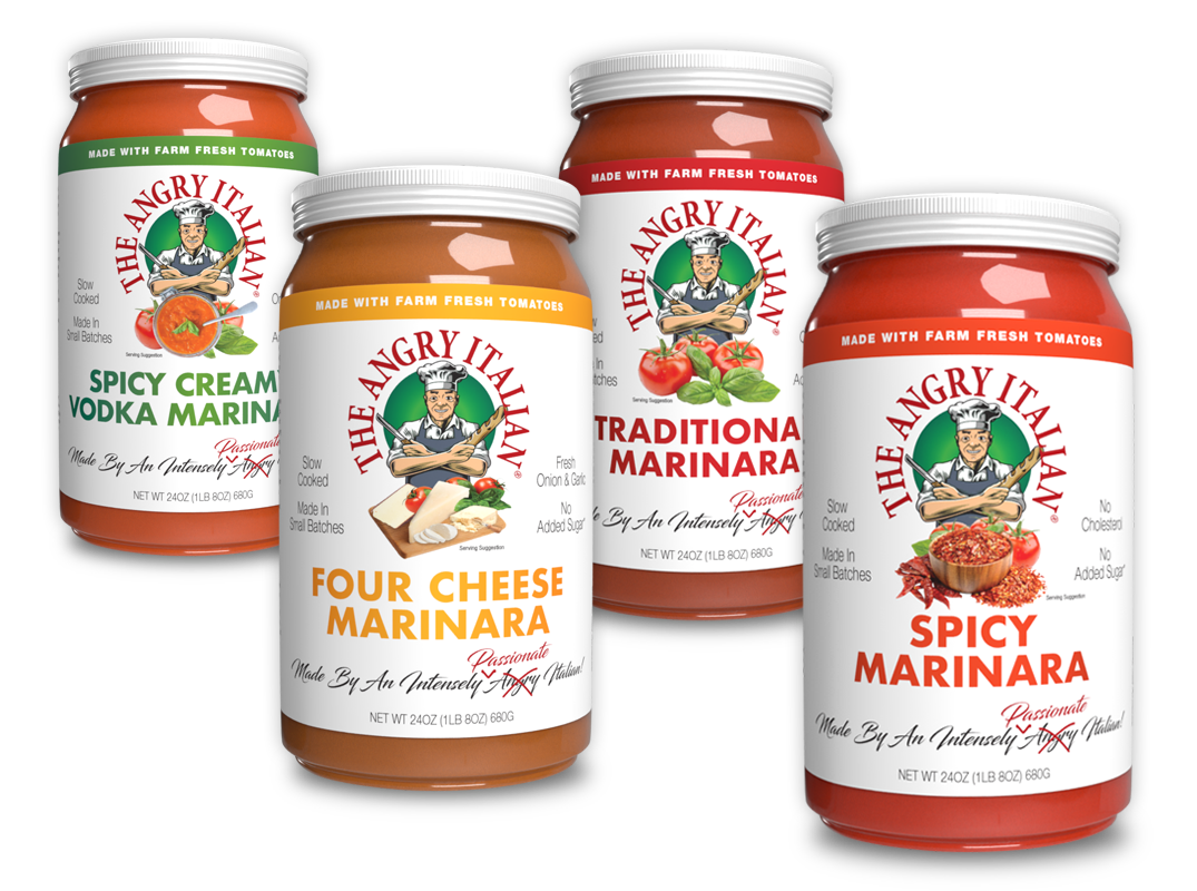 The Angry Italian Marinara Sauces